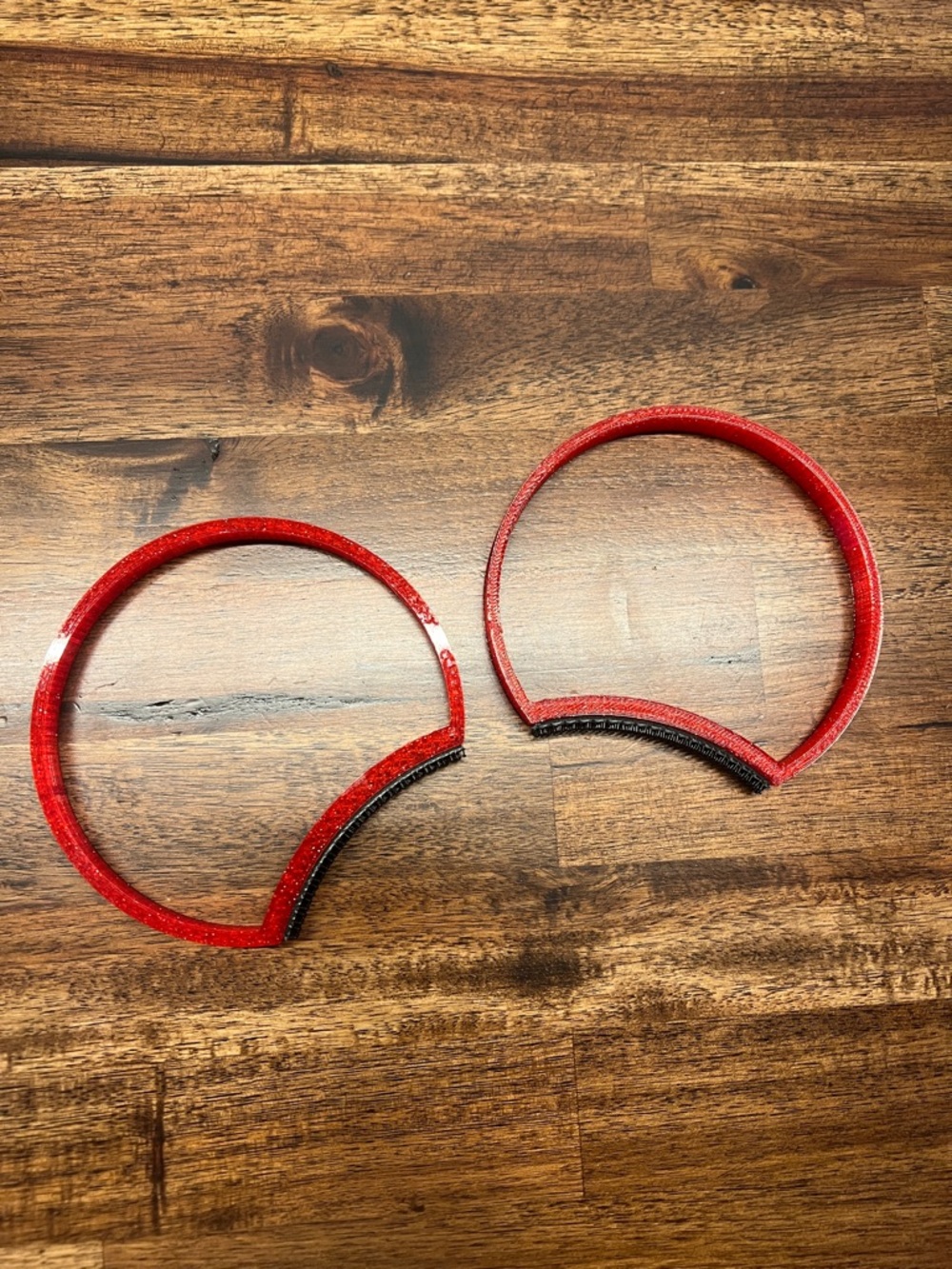 Red glitter Mickey Ears Factory 55 / Aloha Ears Interchangeable ears